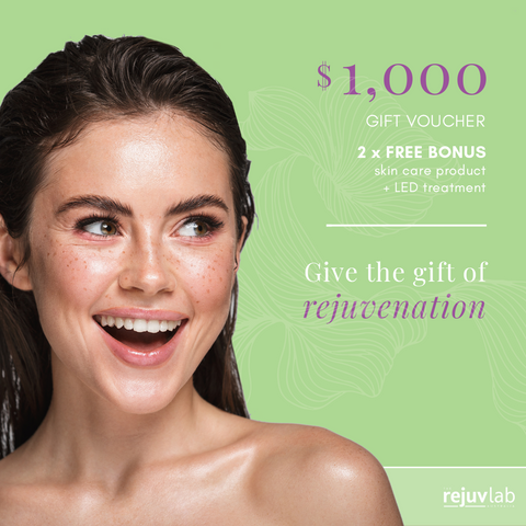 GIFT VOUCHER $1000: FREE SKIN CARE PRODUCTS + FREE LED TREATMENT!