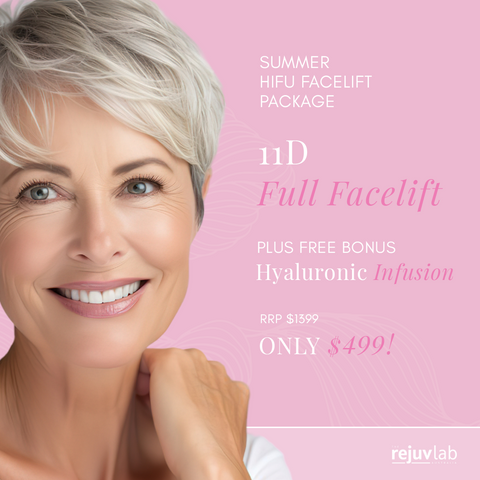 SUMMER PROMO: 11D HIFU Face Lift PLUS Hyaluronic Infusion
