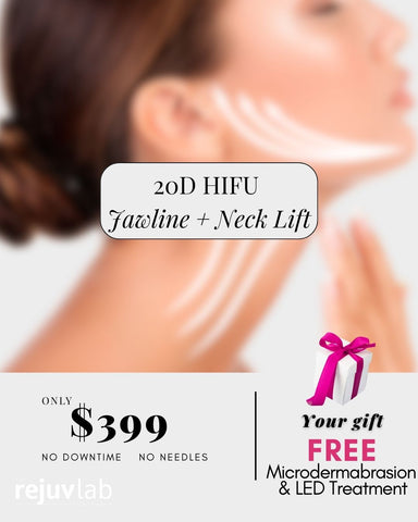 20D HIFU Jawline, Neck Lift  + Double chin